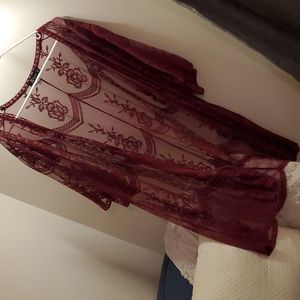 Lovely lace Kimono NWOT